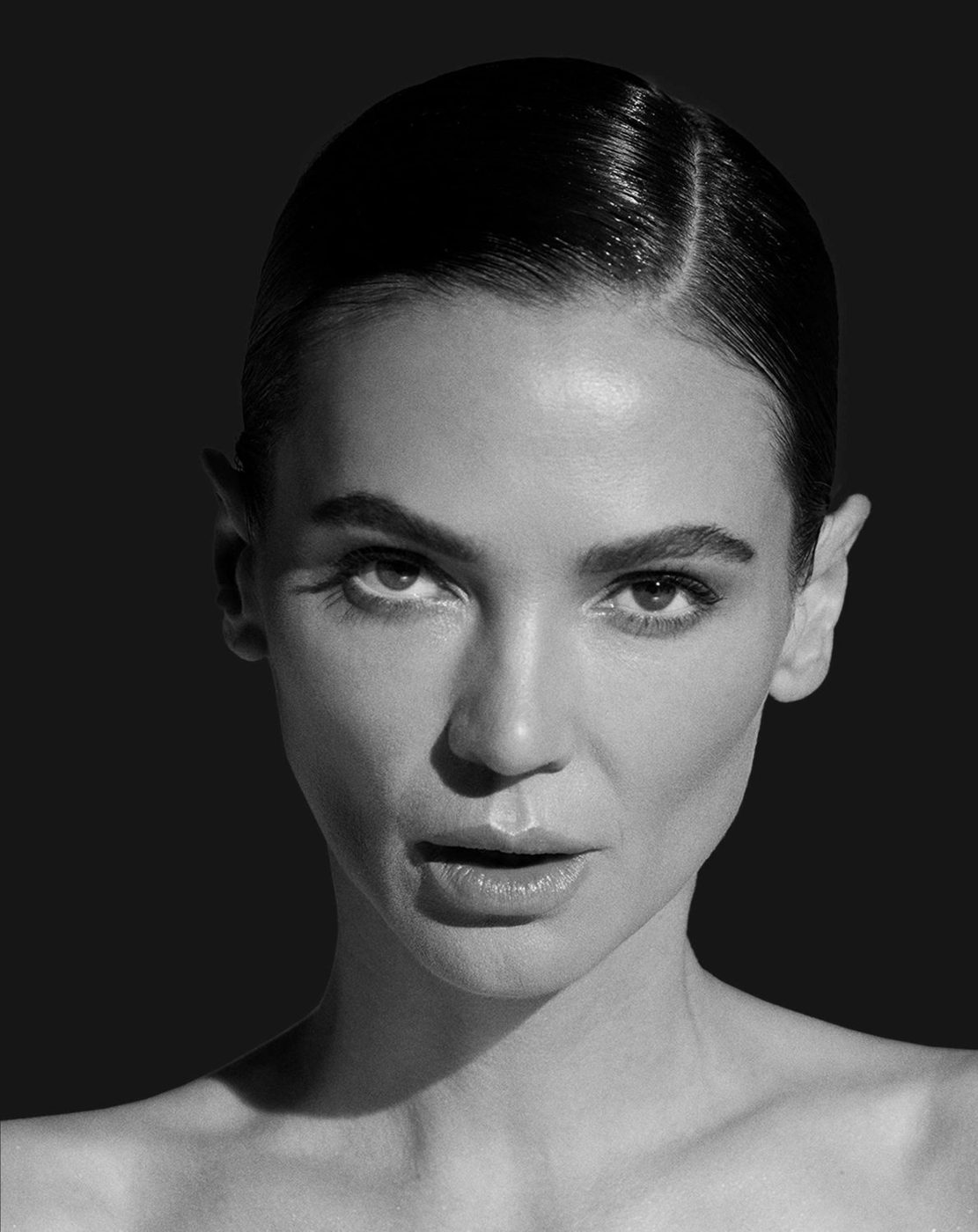 Retrato en blanco y negro, campaña UniSthetic